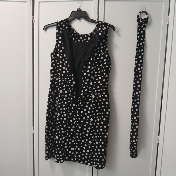 Spense Ruffle Polka Dots Woman Dress Size 10 - Picture 5 of 13